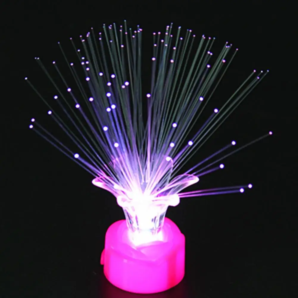 

LED Fiber Optic Night Light Lamp Colorful Home Party Decor Kid Children Toy Gift Christmas Wedding Home Decoration Nighting Lamp