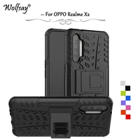 for realme x2 case shockproof armor rubber hard back pc phone case for oppo realme x2 protective cover for oppo realme x2 xt