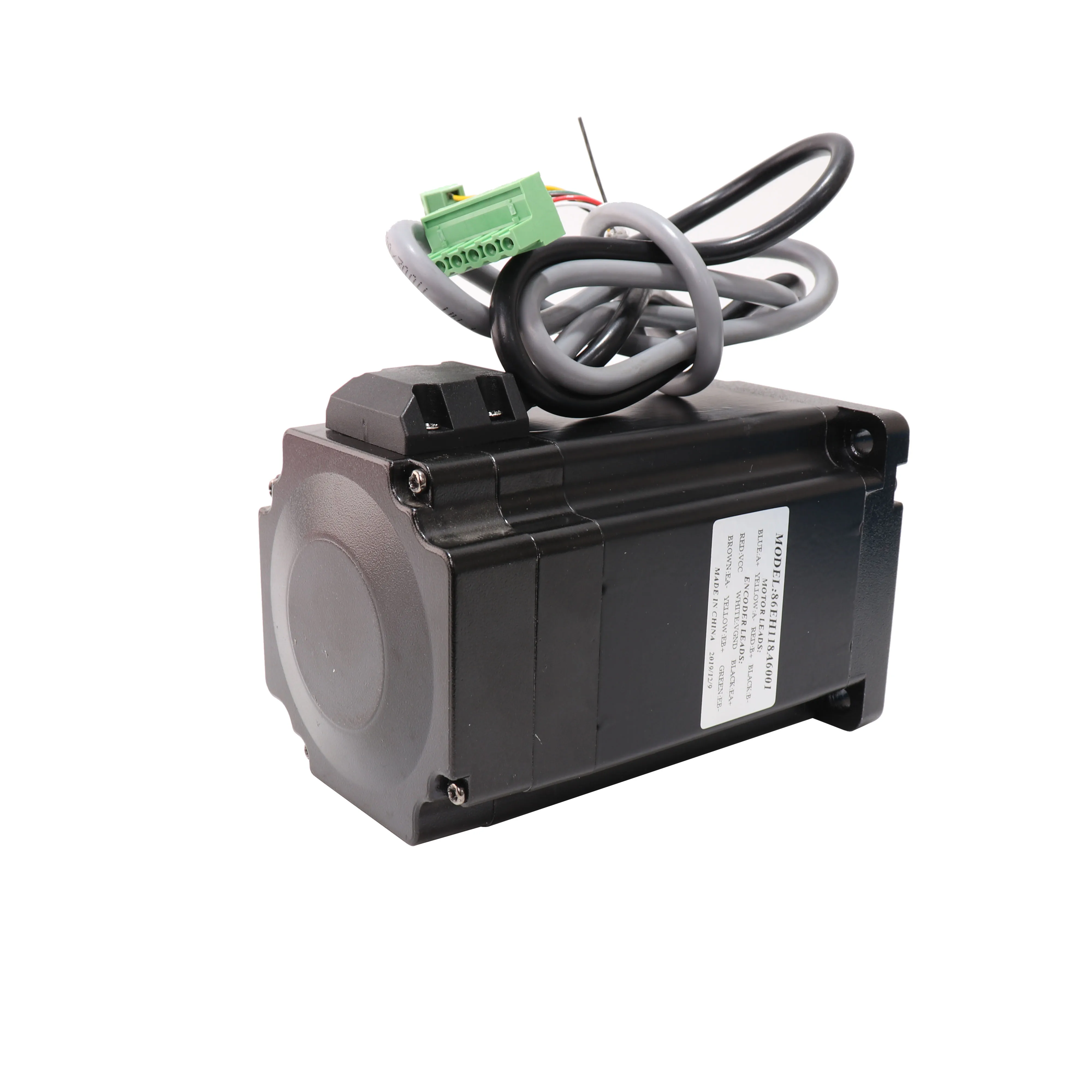 Гибридный шаговый двигатель NEMA34 cnc 86EH118A6001 и CL86 с замкнутым циклом сервопривода