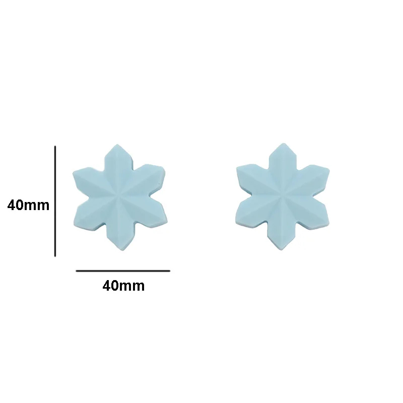 Ченкэй 10 шт. Снежинка Силиконовые бусы Детские игрушка для прорезывающихся зубов