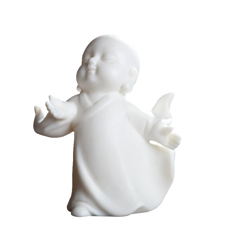 Керамическая статуя Suet из нефрита для чайной церемонии | Дом и сад