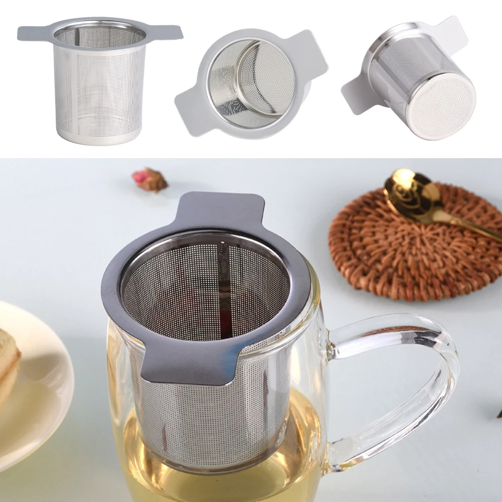 

Metal Tea Leak Filter Infuser Stainless Steel Loose Tea Leaf Spice Strainer Filter Herbal Spice Kitchen Accessories