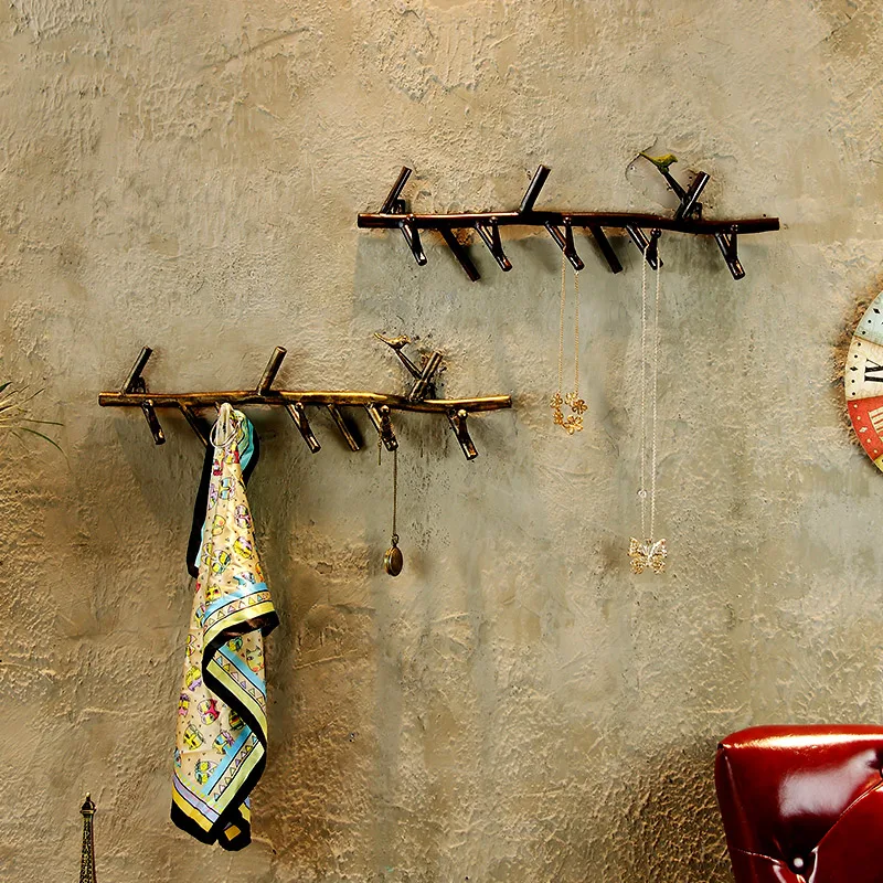 Металлический крючок для одежды в американском стиле настенное украшение