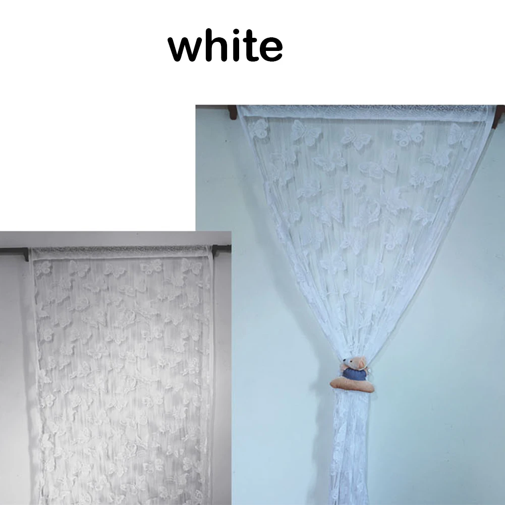 Новые модели двустворчатого строка Шторы тюль на окна Кухня двери висит Тюль s