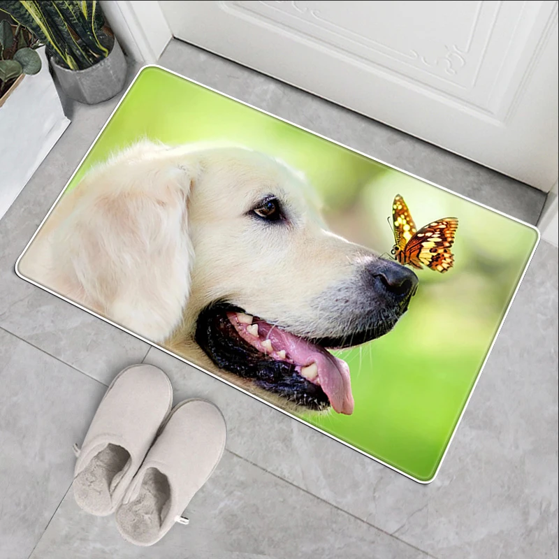

Cute Pet Doormat Kitchen Cat Carpet Nordic Style Home 3D Dog Mat Hogar Floor Mat Soft Absorbent Bathroom Entrance Tapis Cuisine