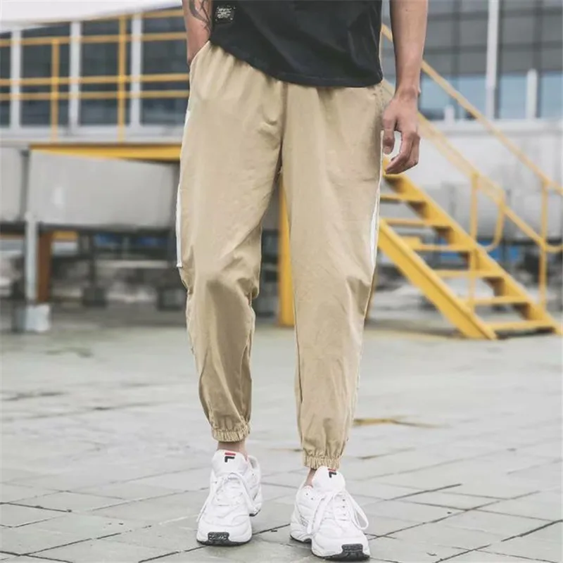 Мужские брюки в стиле хип хоп уличная мода карго повседневные штаны мужские