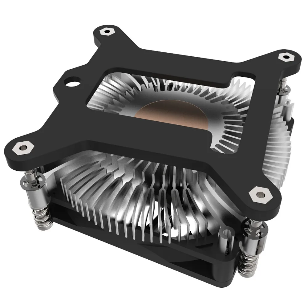 1U Server CPU Cooler Cooling Fan Copper + Aluminum Radiator for Intel LGA 1150 1151 1155 1156 images - 6