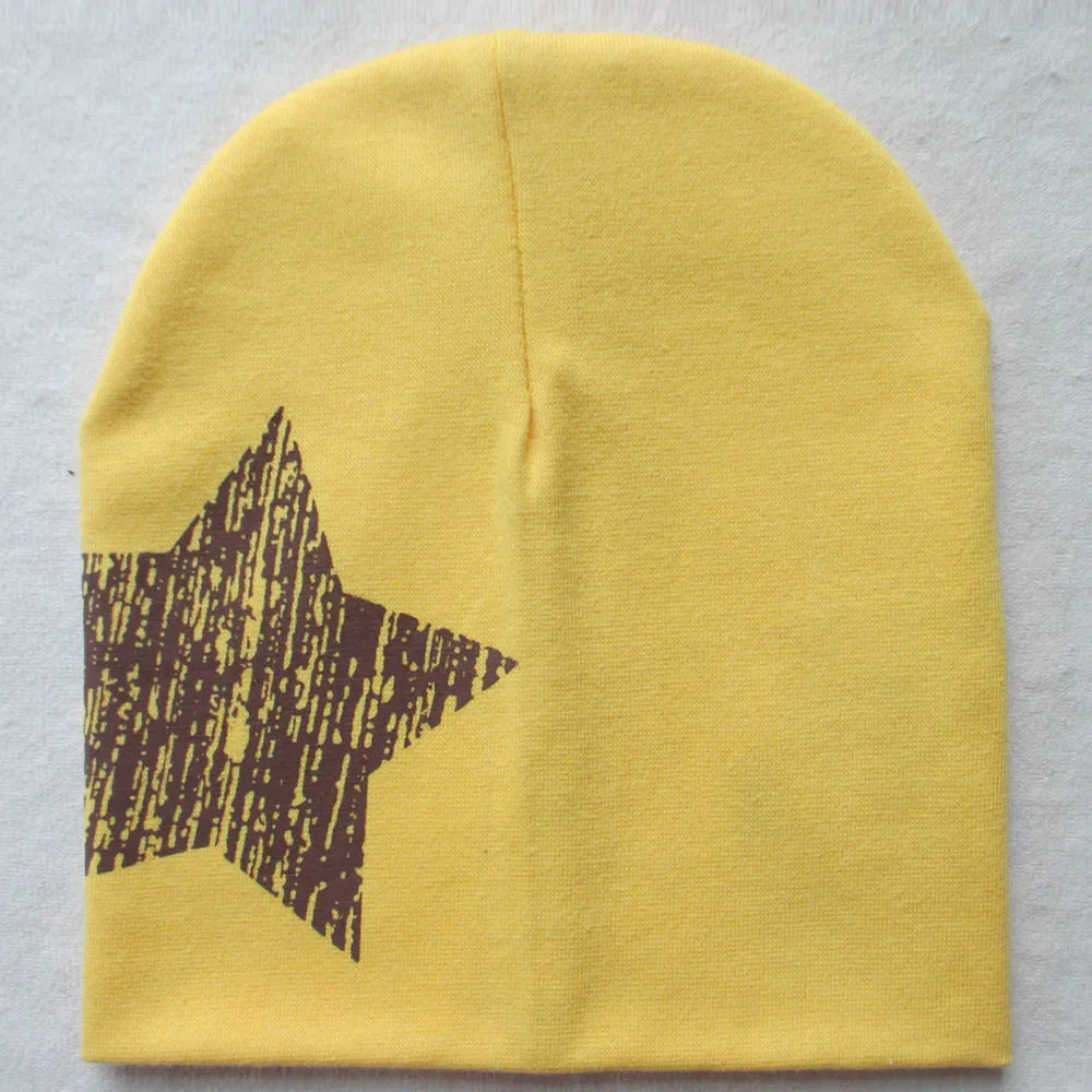 

Print Star Baby Beanie For Boys Girls Cotton Knit Hat Children Winter Hats Baby Knitted Warm Cotton Beanie Hat For Toddler Kids