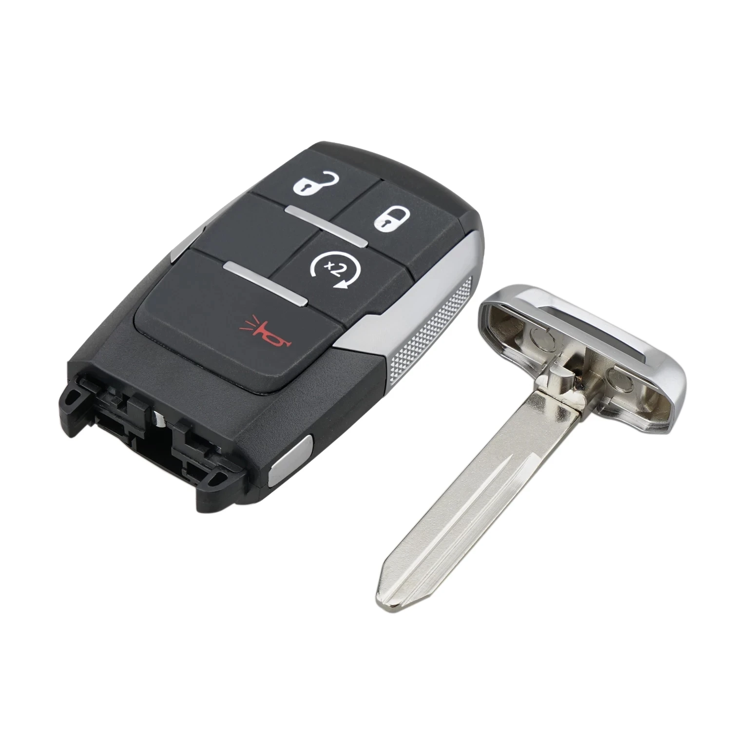 

KEYECU for RAM 2500 3500 4500 5500 2019 2020 Keyless Smart Remote Key Fob GQ4-76T 68365327 433MHz 4A Chip