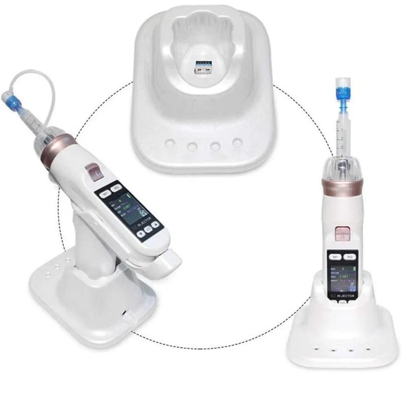 

Portable Negative Pressure Water Injection Gun Hydro Vacuum NeedlesWater Syringe Tube Injector Facial Skin Care Beauty Device