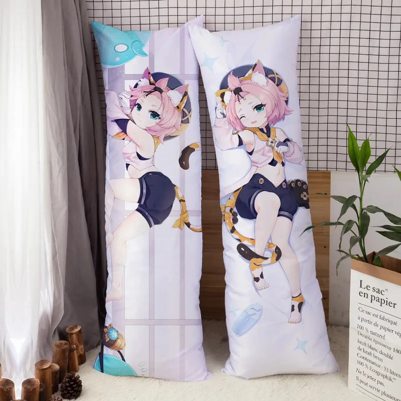 

Игра Genshin Impact Diona Dakimakura обнимающая подушка для тела чехол для мужчин Otaku наволочка для всего тела постельное белье подарок для косплея