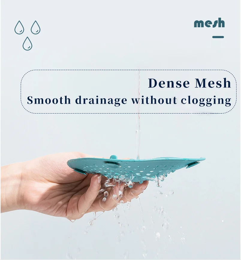 

Household kitchen sink filter shower drain hair plug bathroom floor drain cover universal anti-clogging sink filter ZD