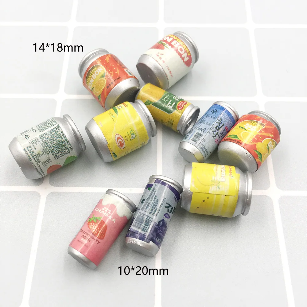 10 шт. смешанные каваи корейские бутылки для напитков полимерные Кабошоны