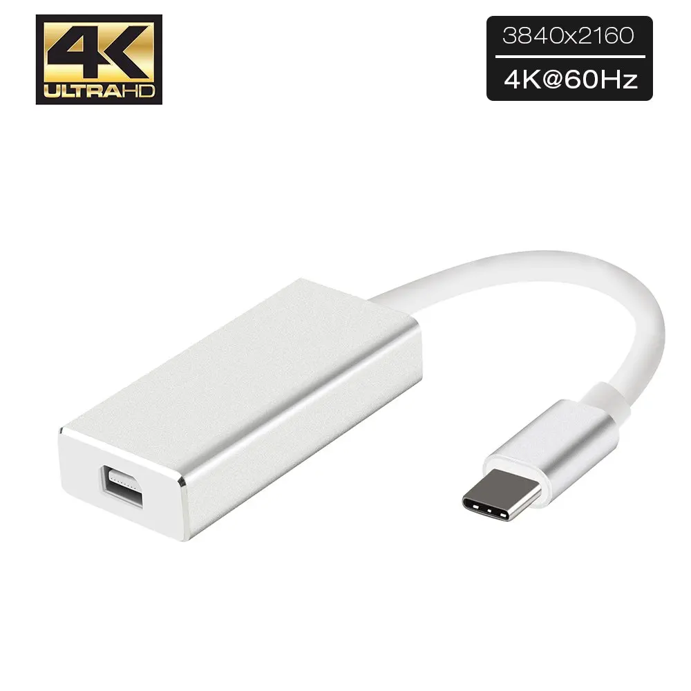 

Factory Price 4K USB 3.1 Type C to Mini DisplayPort DP Adapter Converter Cable