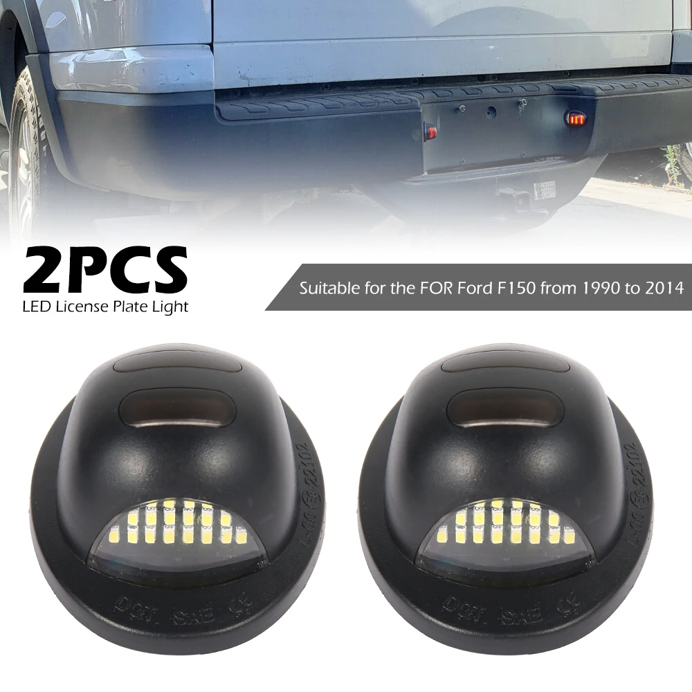 2 шт. F150 светодиодный светильник номерного знака красный неоновый сигнальный для