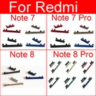 Кнопка питания + Боковая кнопка громкости для Xiaomi Redmi Red Rice Note 7, 8, Note 7, 8 Pro, переключатель громкости, запчасти для клавиатуры
