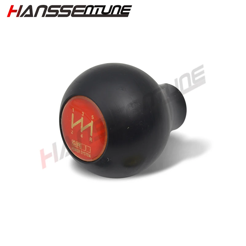 Ручка переключения передач Автомобильная с круглой резьбой 5 скоростей белый и