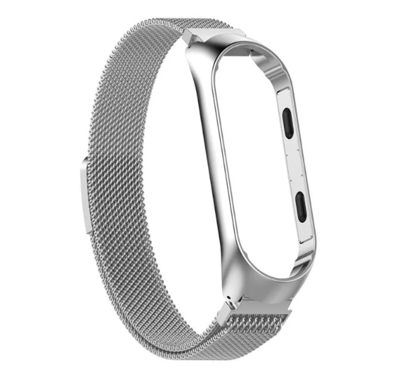 Ремешок на запястье металлический браслет из нержавеющей стали для Xiaomi mi 4 3 Band