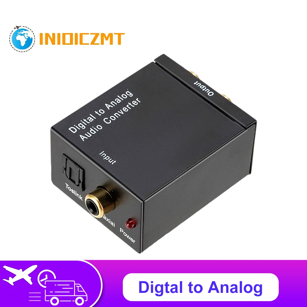 INIOICZMT цифро аналоговый аудио конвертер коаксиальный Оптический SPDIF цифровой