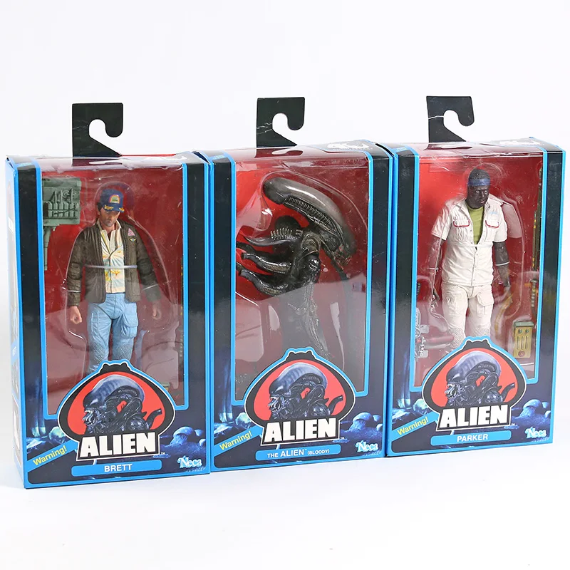 

NECA ALIENS 40th Anniversary Series 2 Parker Brett Bloody Big Chap PVC Action Figure Collectible Model Toy 3pcs/set