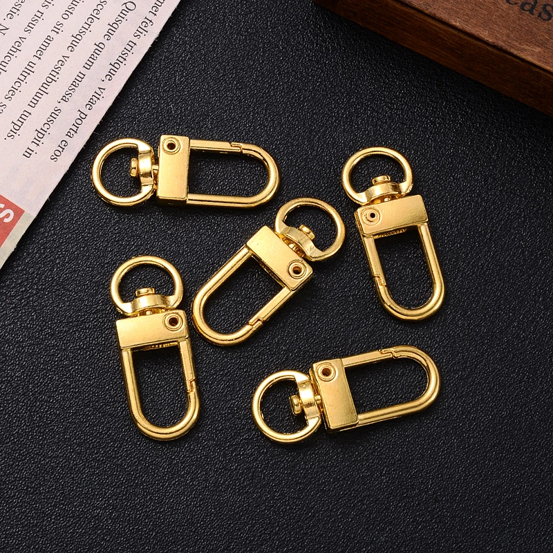 10Pcs/Lot 12x33mm Snap Lobster Clasp Hooks Metal Alloy Buckle for Keychain Neckalce Bracelet Jewelry Making Findings Supplies | Украшения и