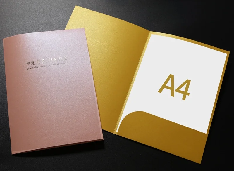 Customized 500pcs A4 Fancy Paper Flyer Jacket Highend Fold Leaflet Menu Brochure Business Flyers Envelope Advertising Exhibition |