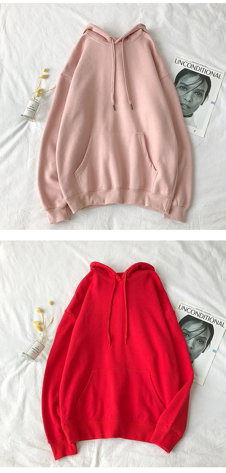 Liketkit мужские осенние зимние толстовки с капюшоном для мужчин и женщин, однотонный простой теплый пуловер с капюшоном, свободная уличная одежда для пар, 13 цветов
