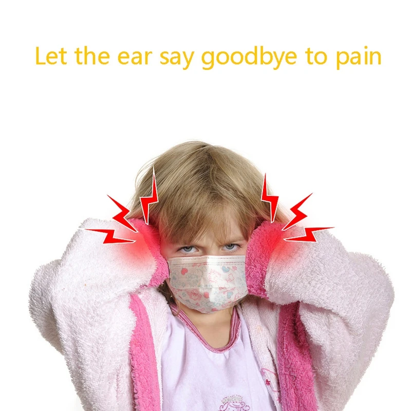Универсальная маска для взрослых и детей 3 пары защита ушей от протечек