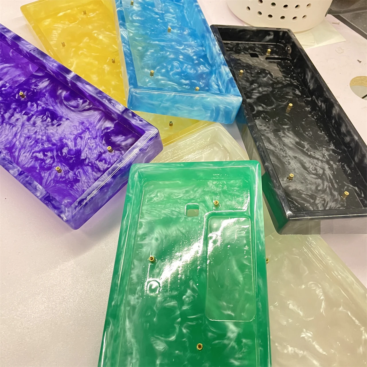 Чехол ANNE из смолы на заказ прозрачный чехол натуральной для Anne Pro 2 твердая