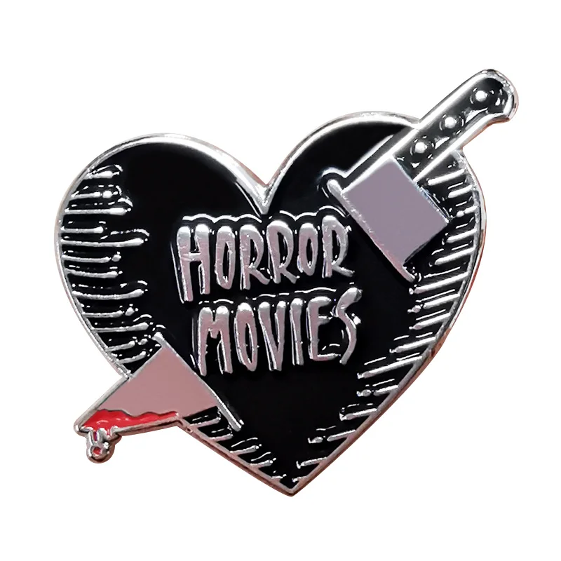 Фильмы ужасов черное сердце эмалированная ударопрочная пленка страшный модный