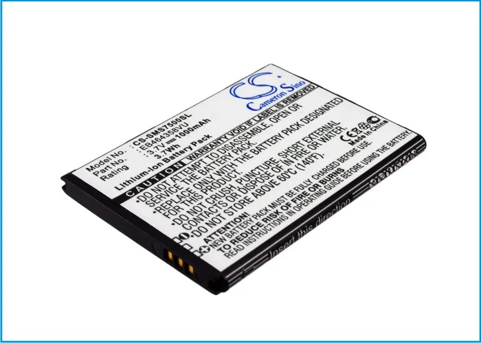 

CS 1000mAh / 3.7Wh battery for AT&T Galaxy Appeal, SGH-I827 EB464358VU, EB464358VUBSTD
