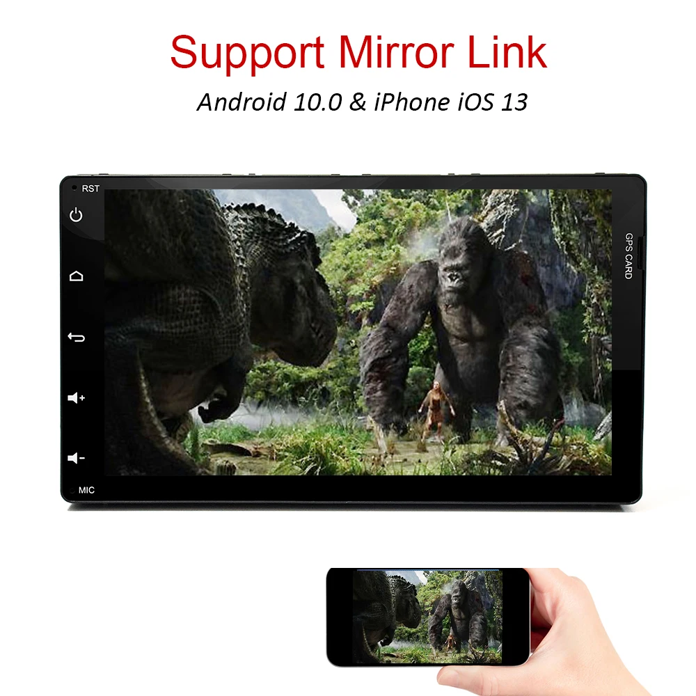 YAZH 9 0 &quotIPS Octa Core Автомобильная стерео Мультимедиа для Toyota RAV4 2019 с Android Pie /4K