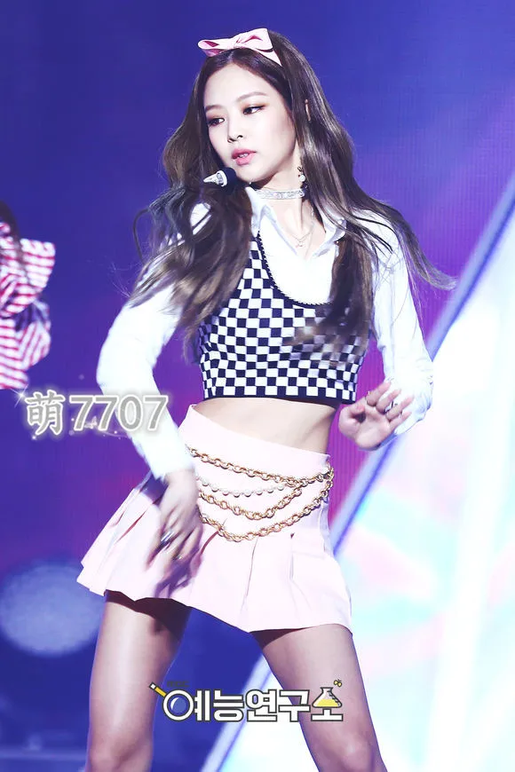 Kpop Blackpink JENNIE корейский танцевальный шоу сексуальный клетчатый жилет белая рубашка и розовая юбка комплект из двух предметов Женский Летний милый комплект из 2 предметов