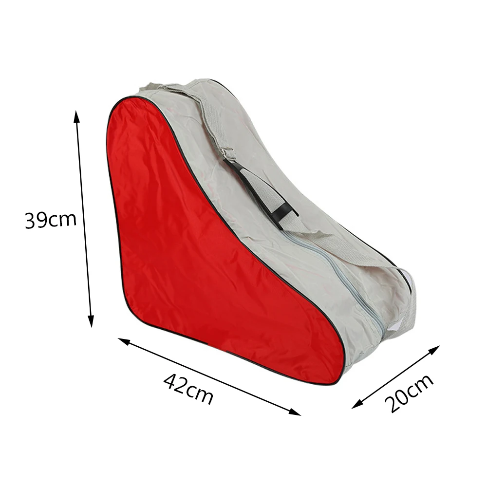 

Handle Universal Roller Skating Bag Durable Shoulder Strap Triangle Carry Case Portable Storage Container Tool Outdoor Park