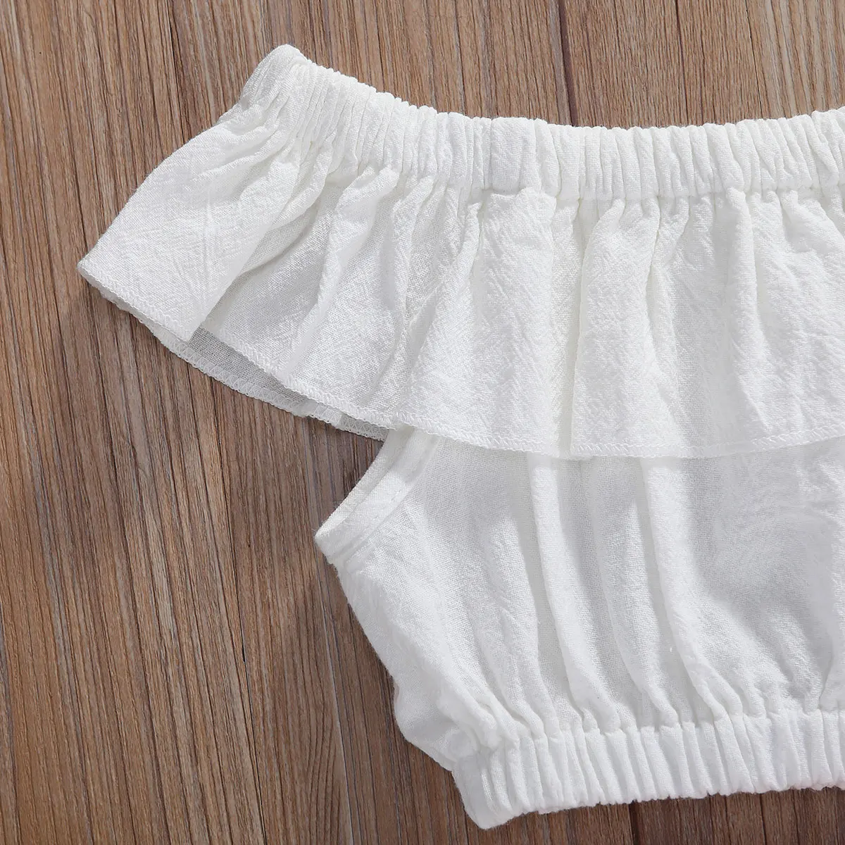 Костюм для маленьких девочек из двух предметов летний модный топ с коротким