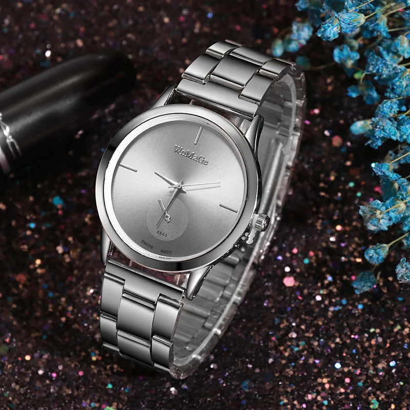 

Nice PopLuxury Fashion Rose Gold Stainless Steel Ladies Watch Ladies Watch Reloj Mujer Ladies Watch Montre Femme Clock Saat