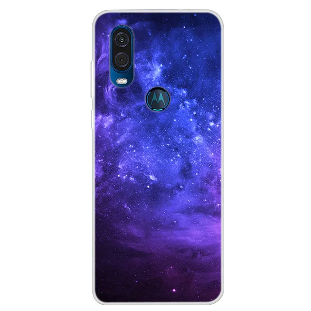 Силиконовый чехол для Motorola MOTO G8 Plus мягкий накладка с художественным принтом G Pro One