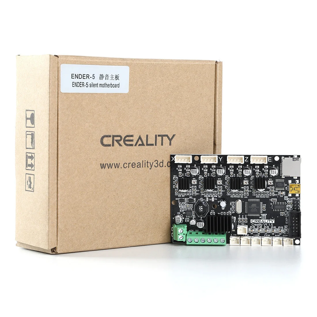 Acessórios da Impressora Tensão de Entrada Silenciosa com Tmc2208 para Ender-5 Placa Principal Adicionado Tmc Driver Suporte 24v Creality3d V4.2.7 3d