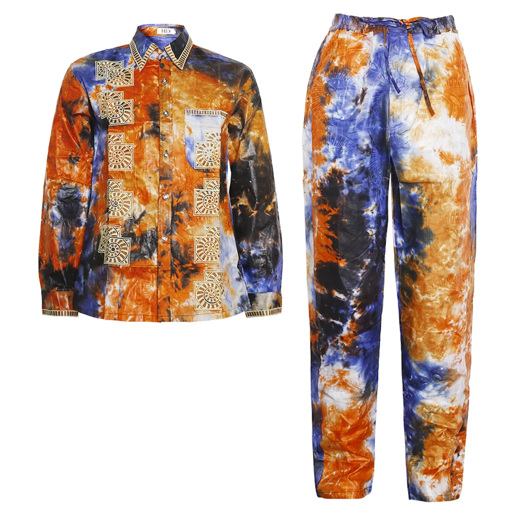 MD для мужчин с топами и штанами комплект одежды из 2 предметов костюм африканская