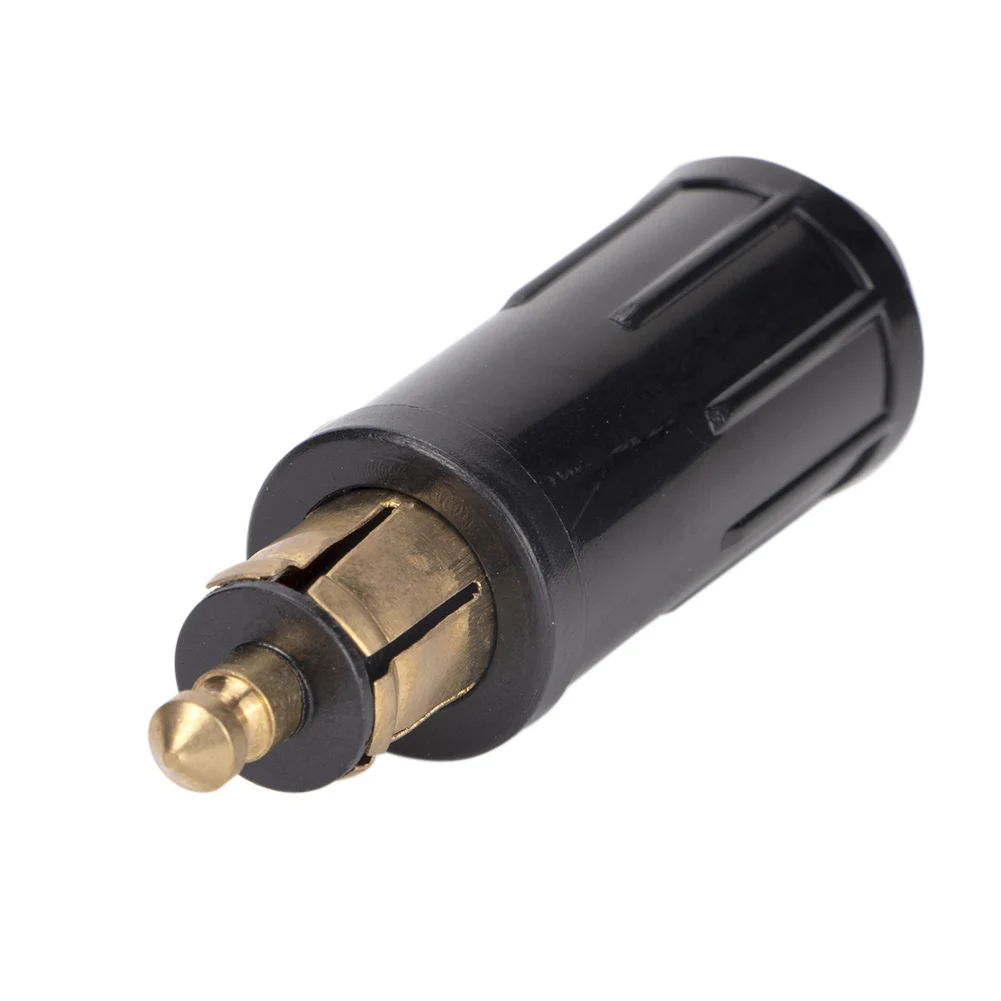 

1pcs DIY DIN Hella Male Plug Powerlet Plug European Type 12v Cigarette Lighter Adapter Connector Fits BMW Motorcycles