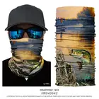 3D повязка на голову для рыбалки на открытом воздухе, шарф Фишера, повязка на голову для езды на велосипеде, обогреватель для велоспорта, рыбалки, форели, Защитная повязка на лицо