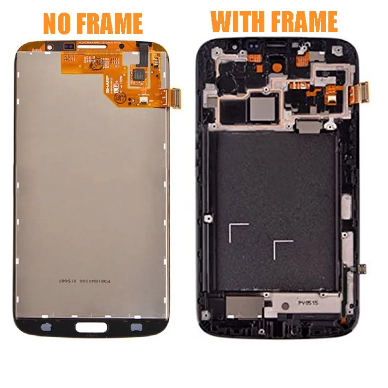 Замена ЖК-дисплея для Samsung Galaxy Mega 6 3 I527 I9200 I9205 передняя стеклянная линза сенсорный