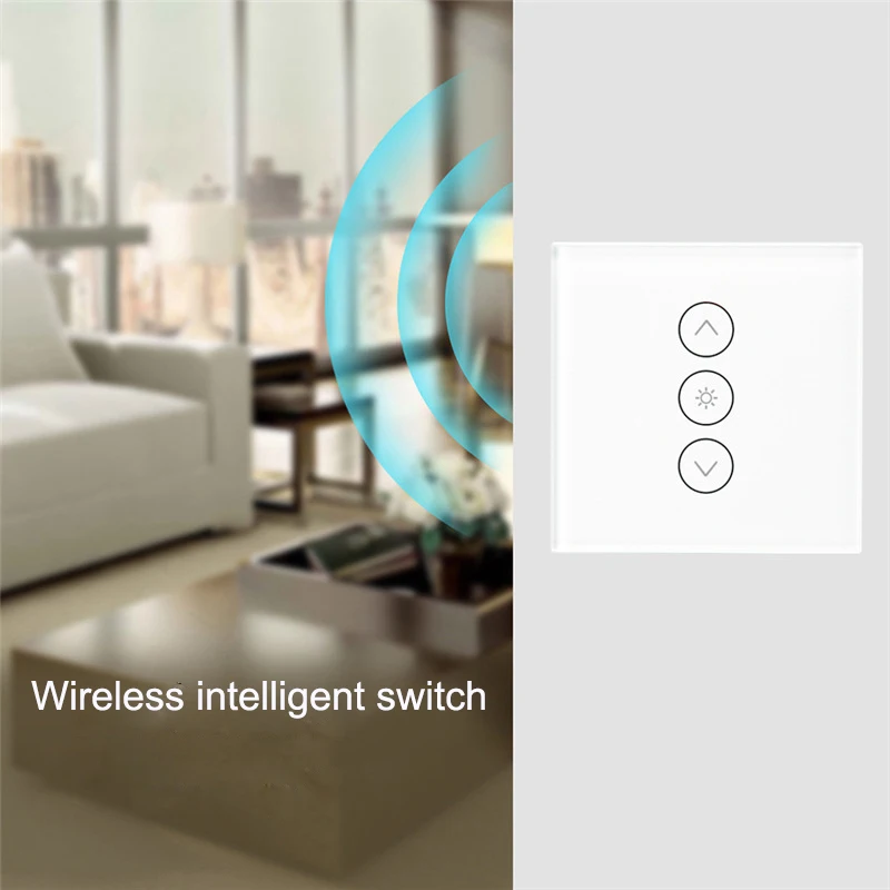 ЕС/Великобритания WiFi умный настенный сенсорный светильник с диммером Smart Life/Tuya APP