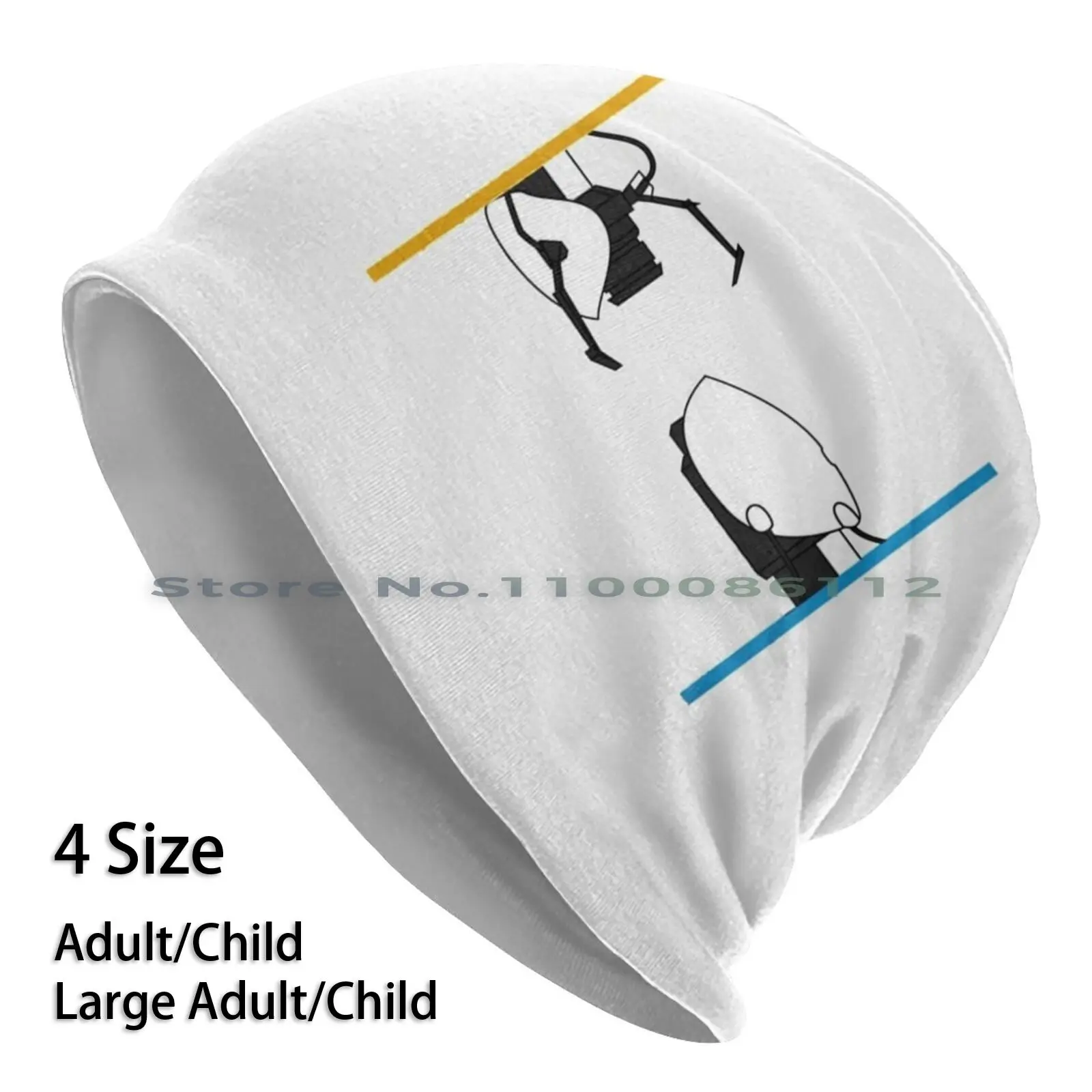 

Portal Gun Beanies Knit Hat Nrg Ps4 Rocket League Esports Pro Gaming Tetris Stacking Funny Gamer Portal Gun Brimless Knitted