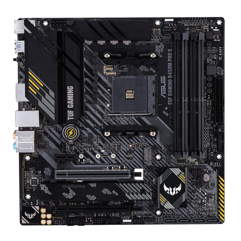 AM4 Asus TUF GAMING B450M-PRO S Gaming Motherboard AMD B450 M.2 SSD PCI-E 3.0 CrossFireX DDR4 CHIA AMD B450 Gaming Placa-mãe AM4