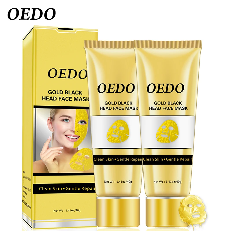 2 шт./лот Золотая отбеливающая маска для удаления угрей увлажняющая глубокая