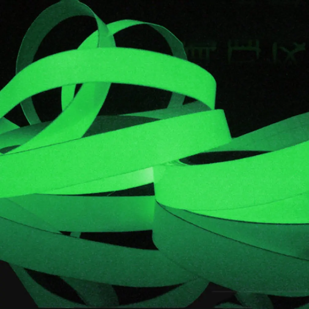 

1.5cm*1m 12MM 3M Luminous Tape Self-adhesive Tape Night Vision Glow In Dark Safety Warning Security Stage Home Decoration Tapes