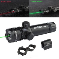 hunting laser sight red green aiming dot 532nm rifle scope with mount and adjustable remote switch guns accessories for pistol