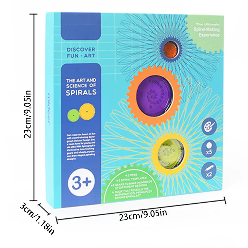 

Spirograph Drawing Toys DIY Gear Painting Kaleidoscope Ruler Drafting Stationery Drawing Accessories Educational Toys Art Tool