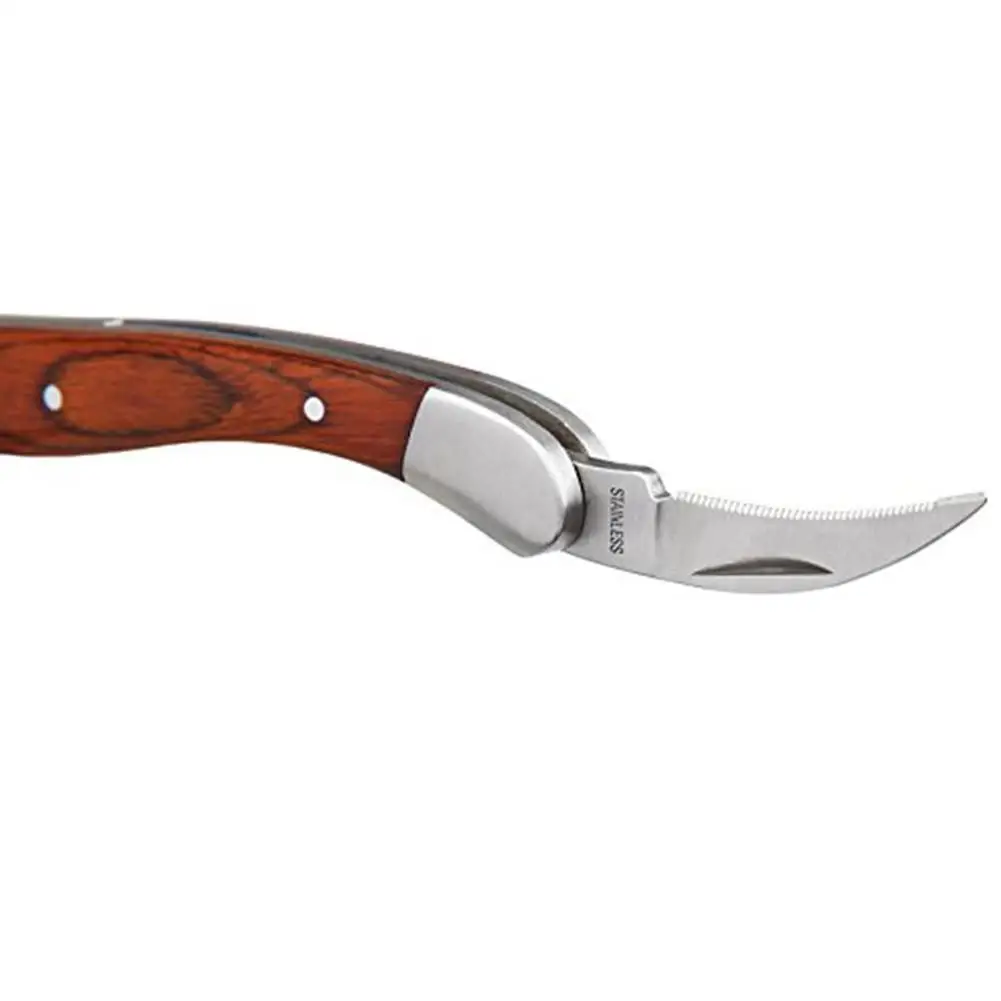 Многофункциональный портативный штопор из нержавеющей стали с деревянной